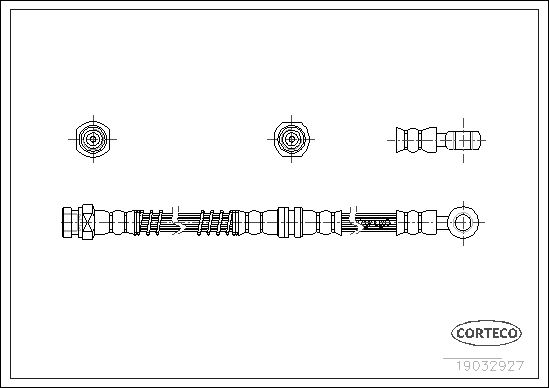 CORTECO 19032927 Brake Hose