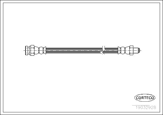 CORTECO 19032928 Brake Hose