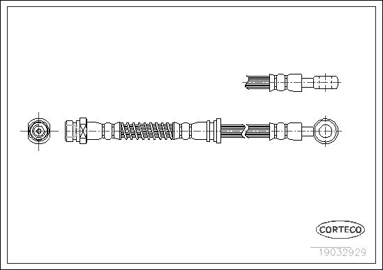 CORTECO 19032929 Brake Hose