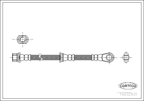CORTECO 19032931 Brake Hose