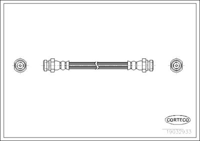 Brake Hose CORTECO 19032933