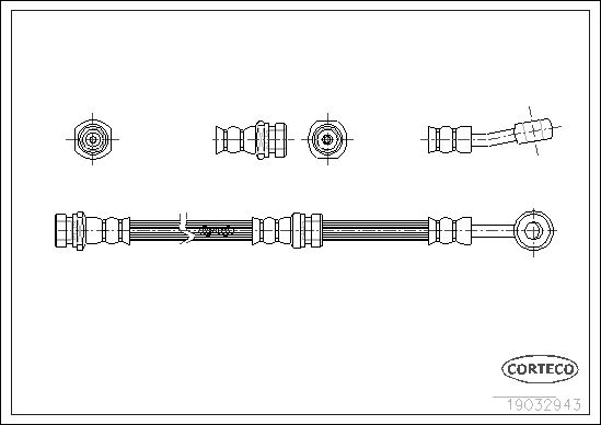 CORTECO 19032943 Brake Hose