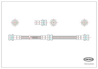 Brake Hose CORTECO 19032944