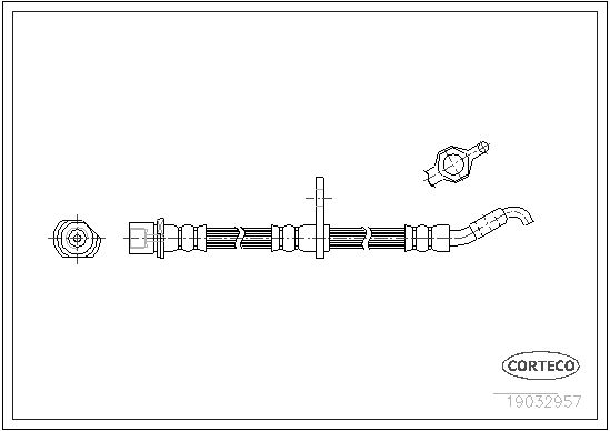 CORTECO 19032957 Brake Hose