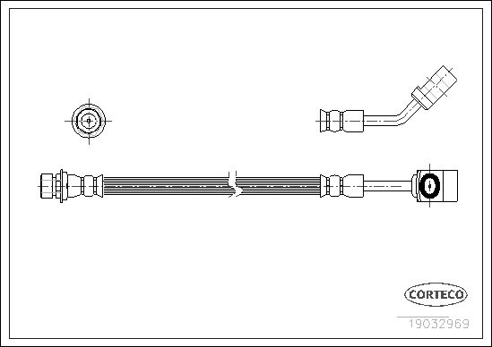 CORTECO 19032969 Brake Hose