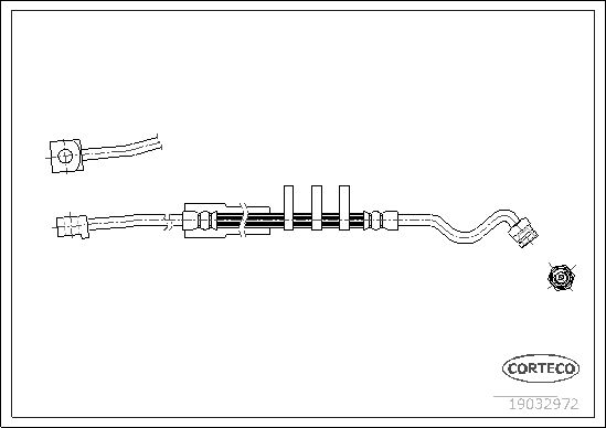 CORTECO 19032972 Brake Hose