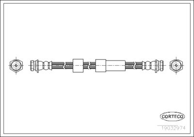 Brake Hose CORTECO 19032974