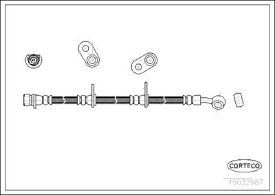 Brake Hose CORTECO 19032987