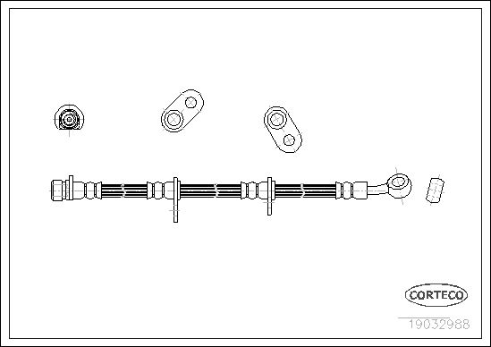 CORTECO 19032988 Brake Hose