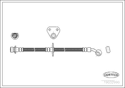 Brake Hose CORTECO 19032990