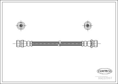 Brake Hose CORTECO 19032997