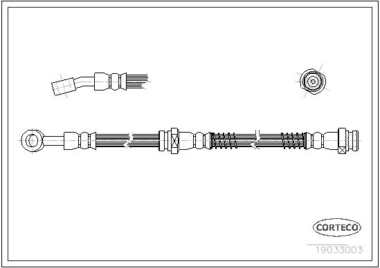 CORTECO 19033003 Brake Hose