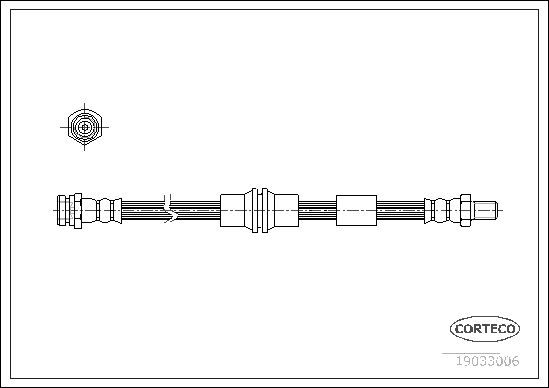 CORTECO 19033006 Brake Hose