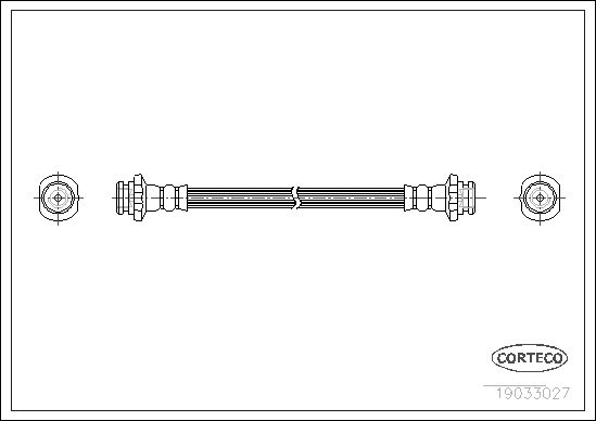 CORTECO 19033027 Brake Hose