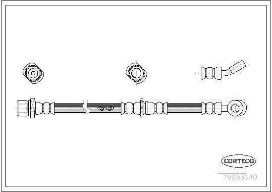 CORTECO 19033040 Brake Hose