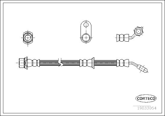 CORTECO 19033054 Brake Hose