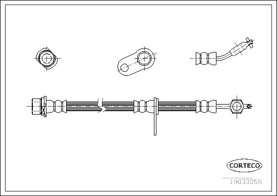 CORTECO 19033058 Brake Hose