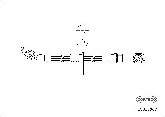 CORTECO 19033067 Brake Hose