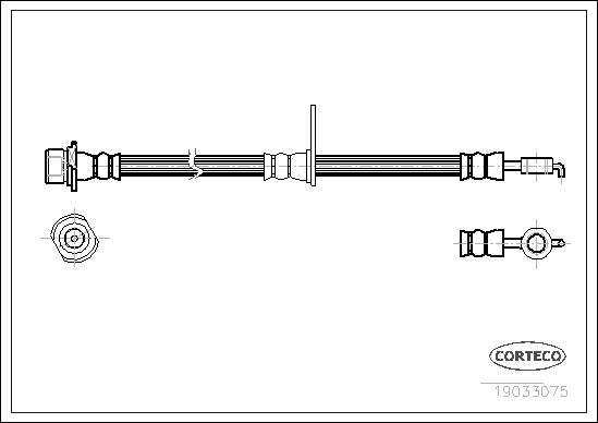 CORTECO 19033075 Brake Hose