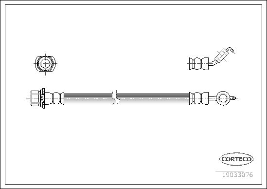 CORTECO 19033076 Brake Hose