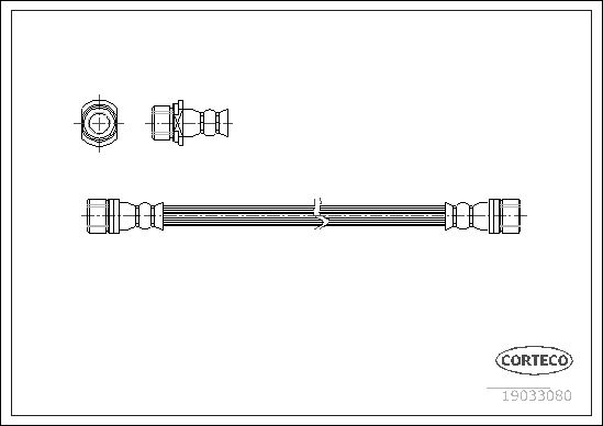 CORTECO 19033080 Brake Hose
