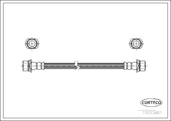 CORTECO 19033081 Brake Hose
