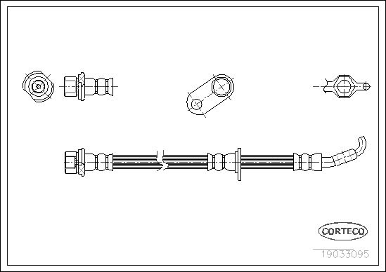 CORTECO 19033095 Brake Hose