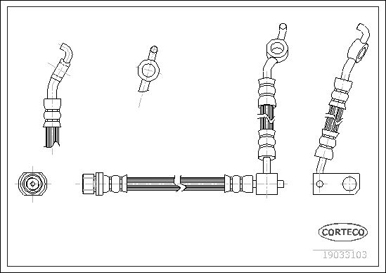 CORTECO 19033103 Brake Hose