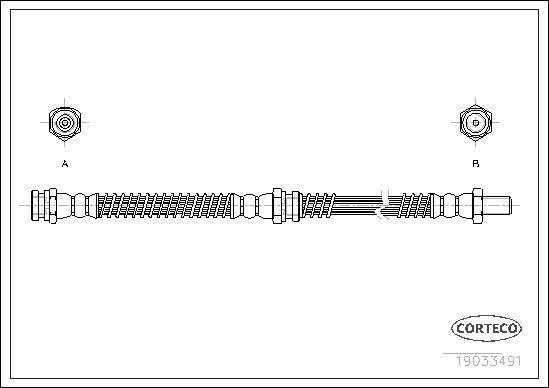 CORTECO 19033491 Brake Hose