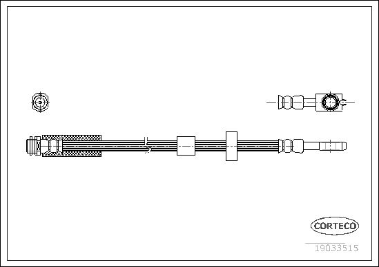 CORTECO 19033515 Brake Hose