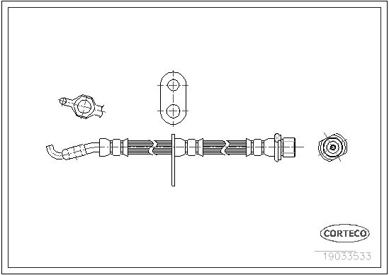 CORTECO 19033533 Brake Hose