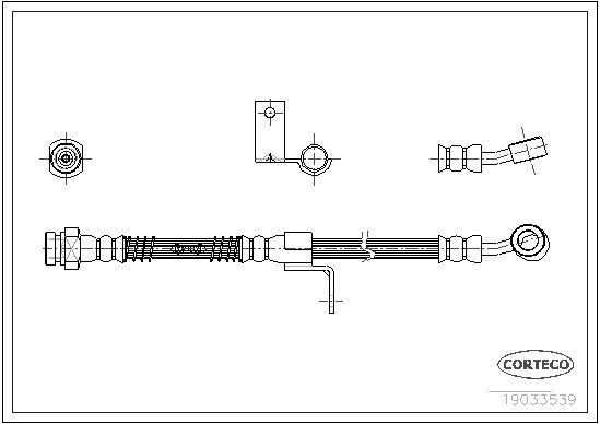 CORTECO 19033539 Brake Hose