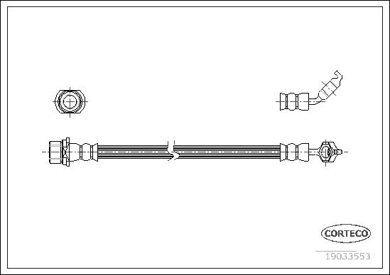 CORTECO 19033553 Brake Hose