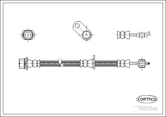 CORTECO 19033555 Brake Hose