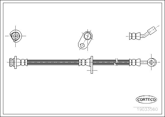CORTECO 19033560 Brake Hose