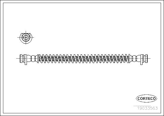 CORTECO 19033563 Brake Hose