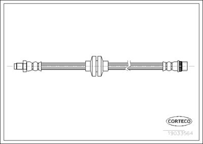 Brake Hose CORTECO 19033564