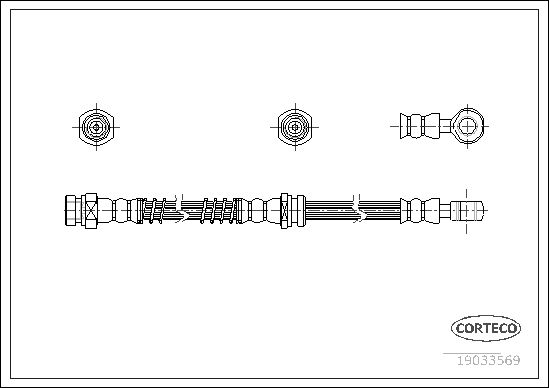 CORTECO 19033569 Brake Hose