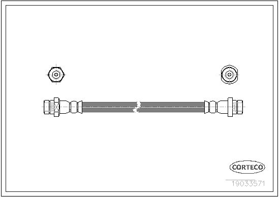 CORTECO 19033571 Brake Hose