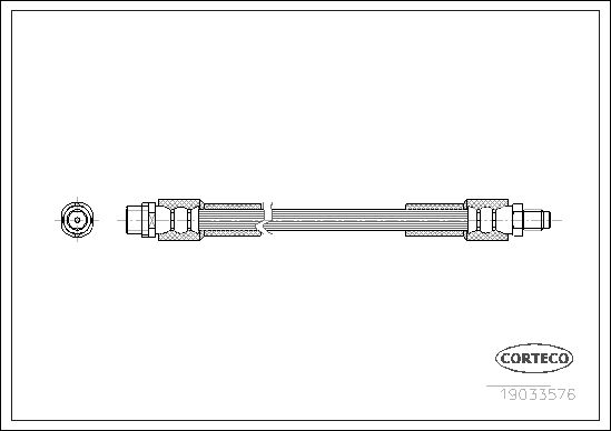 CORTECO 19033576 Brake Hose