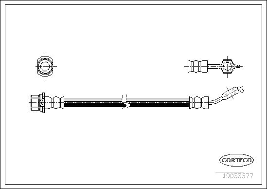 CORTECO 19033577 Brake Hose
