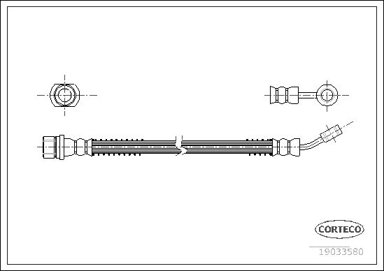 CORTECO 19033580 Brake Hose