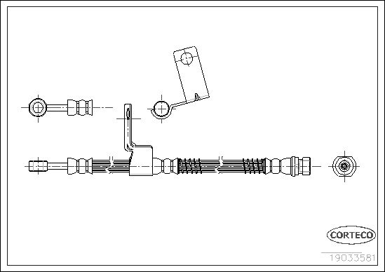 CORTECO 19033581 Brake Hose
