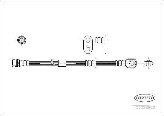 CORTECO 19033592 Brake Hose