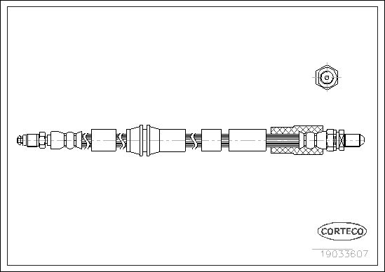 CORTECO 19033607 Brake Hose
