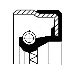 Shaft Seal, differential CORTECO 19033801B