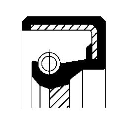 CORTECO 19033909B Shaft Seal, crankshaft