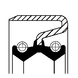 CORTECO 19033938B Shaft Seal, transfer case