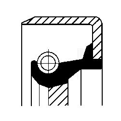 CORTECO 19034056B Shaft Seal, automatic transmission