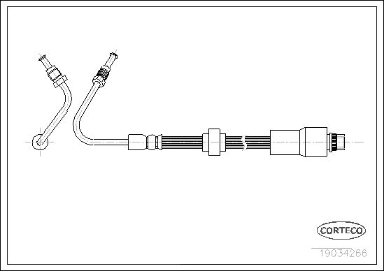 CORTECO 19034266 Brake Hose